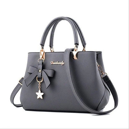 Women's Handbag Patchwork Shoulder Messenger Bag | Office Work PU Leather Female Bag & Ladies Luxury Elegant Handbag