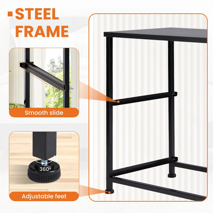 Nightstand Bedside Coffee Table Storage For Bedroom