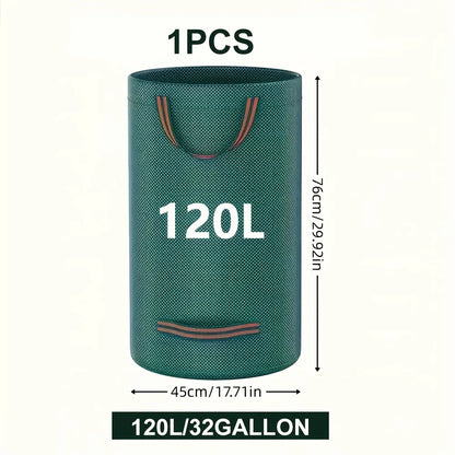 Heavy-Duty Garden Waste Bags - Reusable  Bags  Industrial Fabric and Handles