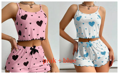 Women's Pajamas Set Sleepwear 2 PCS