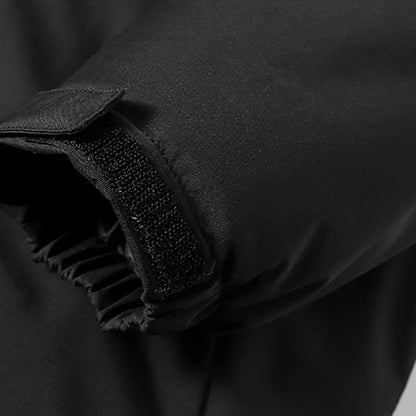 S-6XL large-sized outdoor rainproof cotton-padded jacket for men.