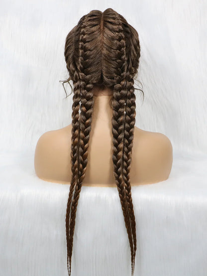 KIMA New Arrival 26" Braided Wig | Lace Front with Baby Hair