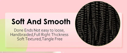 Twisted Braided Wig | Bob Twist Crochet Wig | Full Lace Braided Wig for Black Women | Kanekalon Hair