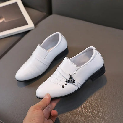 Spring Autumn Boy Leather Shoe, Fashion Causal  Slip-on Loafers.