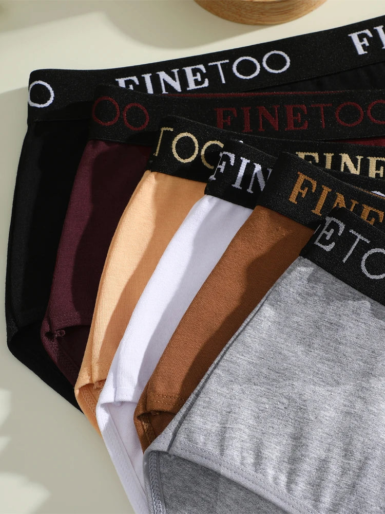 FINETOO 5PCS Cotton Seamless High Waist Underwear, Women's Belts Panties Low Waist, Plus Size Lingerie New.