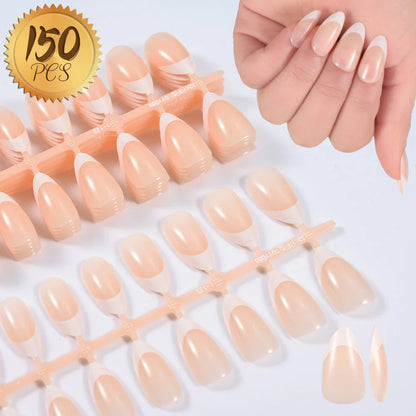 576pcs/Box Colorful Fake Nails Black Red Design, Oval Short Square Press On Mixed Full Cover Nail Tips.