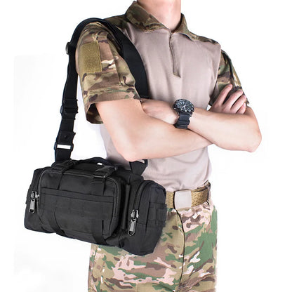 Fanny Pack for Men, Waterproof Cross-body Shoulder Sling Bag for Hiking, Outdoor Climbing Fishing Camping