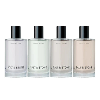 SALT & STONE Body Mist Skincare Infused Perfume, Hair Body Spray for Women and Men, 3.4 oz Original Lasting Oriental Woody Perfume.