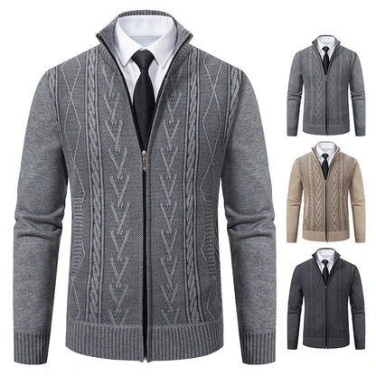 2023 autumn and winter new cashmere padded warm casual knitted sweater.