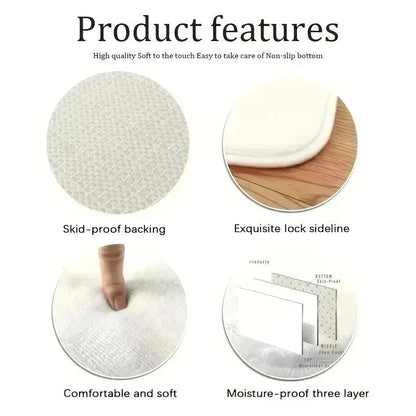 Geometric Large Carpet Light Luxury European Carpet, Home Sofa and Tea Table Floor Mat Decoration.