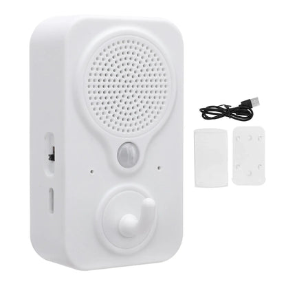 Voice Prompt Doorbell Multilingual PIR Motion Detection Sensitive, Voice Alert Entry System.