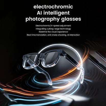 2026 New AI Smart Glasses 8MP HD Camera, 4GB Memory AI Translation, Shooting Everything Recognition Smart Glasses, 300MAH Men Women.