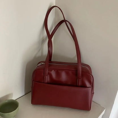 Large Capacity Single Shoulder Women's Bag, Versatile Vintage Underarm Bag.