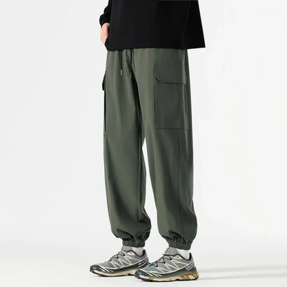 Casual pants spring and autumn tight-fitting  windproof and waterproof