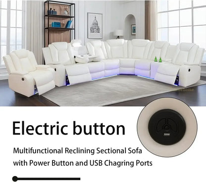 hot-sale products Best Seller Hot salesLiving Room Furniture Reclining Sectional Sofa, Living Room Power Recliner Adjustable Sof