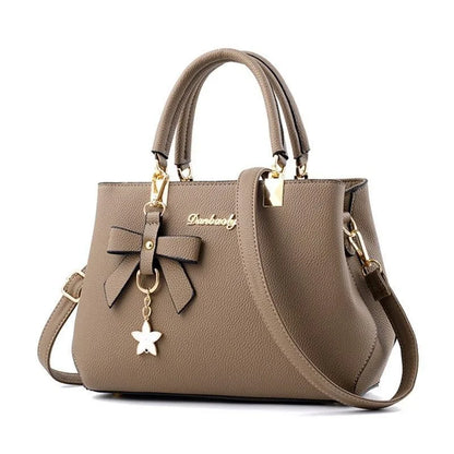 Women's Handbag Patchwork Shoulder Messenger Bag | Office Work PU Leather Female Bag & Ladies Luxury Elegant Handbag