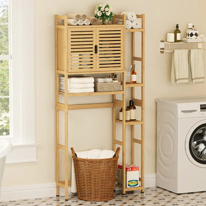 Over The Toilet Storage Cabinet  4  Shelves