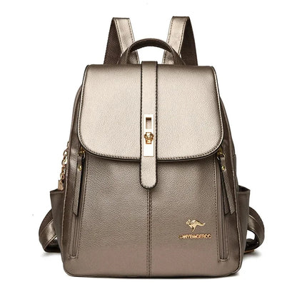 Fashionable Large Capacity Women Backpack, Simple Style Dual-Shoulder Bag.