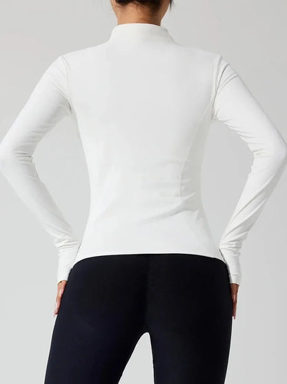 2025 Full Zipper Windproof, Winter Gym Fitness Coats Women's Jackets.