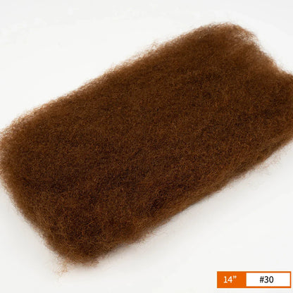 Afro Kinky Curly Bulk Human Hair | Brazilian Remy for Dreadlocks & Braids