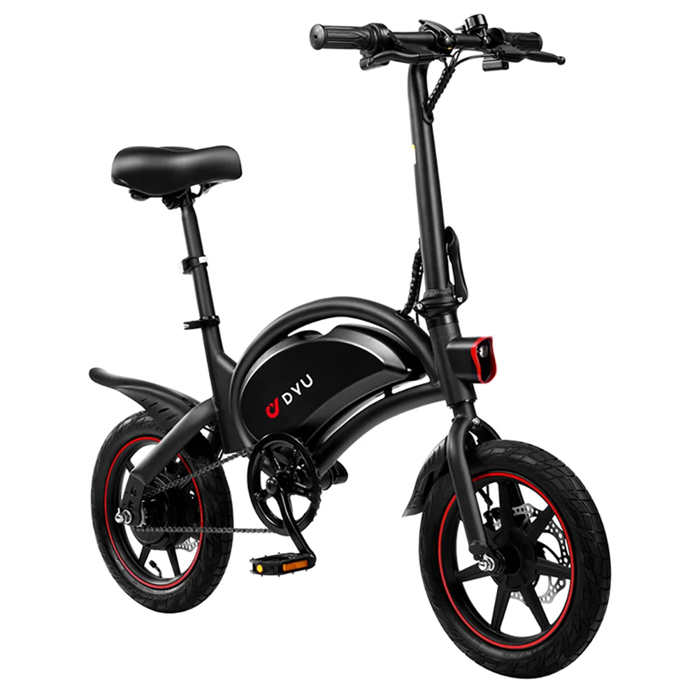 D3F Adult e-bike 250W, 36V10AH Battery, Electric Bike 14 Inch Tire Folding E-bike.