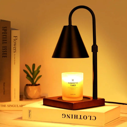 Candle Warmer Lamp, Adjustable Height & Dimmable, with Timer for Home Decor No candles included.