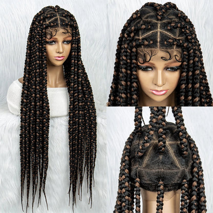 KIMA Colorful Braided Wig | Full Lace | Butterfly Locs & Dreadlocks Options