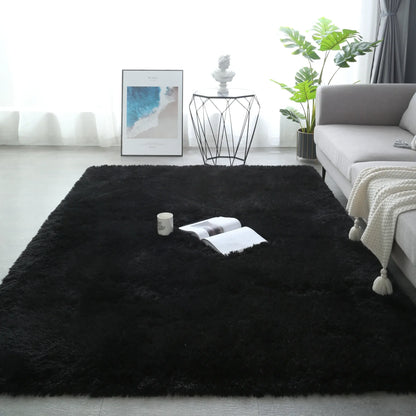 VIKAMA Tie-dyed Fluffy Carpets For Living Room Decor.