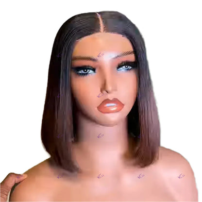 Super Double Drawn 1B/4 Highlight Bob Wig | 13x6 HD Lace Glueless Wear & Go