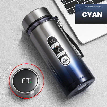 500ML-1Liter Stainless Steel ,Thermos Bottle with LED Temperature Display, Tea, Water Bottle, Portable Cups.