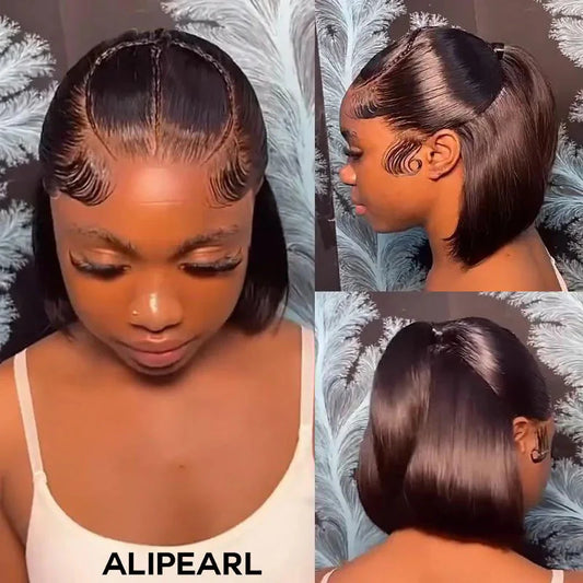 Pre-Braided Half Up Half Down & Ponytail Wig | 13x4 Lace Frontal | Pre-Plucked & Pre-Cut | Ready-to-Go Synthetic Braided Wig