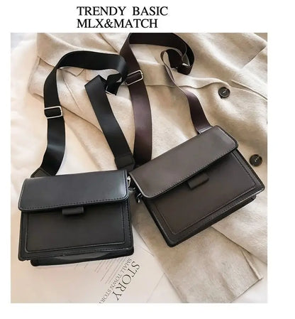 Fashion Brand Women's Small Crossbody Bag | Lightweight PU Leather Messenger Bag (Flap Handbag Purse, Summer Travel Bag for Female)