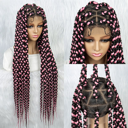 KIMA Colorful Braided Wig | Full Lace | Butterfly Locs & Dreadlocks Options