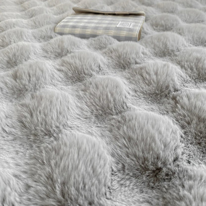 2pcs Fluffy Plush Pillowcase 48x74cm Winter Warm Thickness Soft Rabbit Fleece.