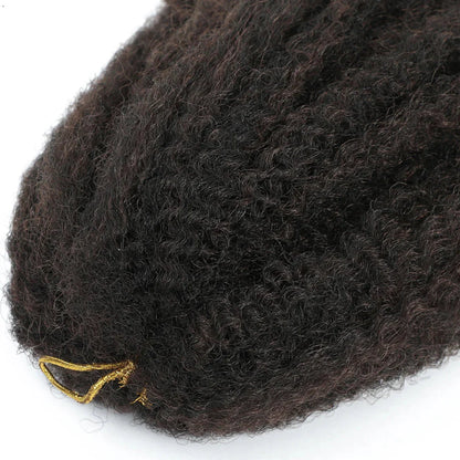 18" Marley Twist Braiding Hair | Crochet Braids | Afro Twist Kinky Hair Extensions | Ombre Colors | 30 Strands/Pack
