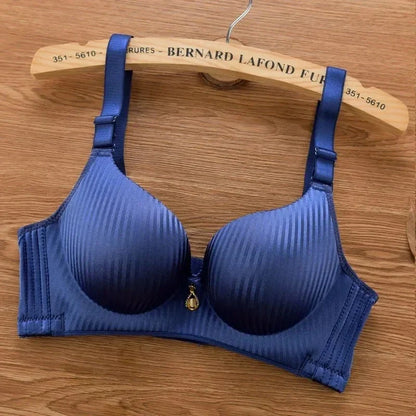 Sexy Wireless Push Up Bra, No Steel Ring Seamless Adjustable Straps.