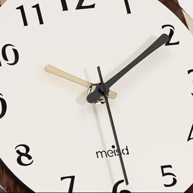 Wooden Decoration Silent Wall Clocks home Bedroom  Decor