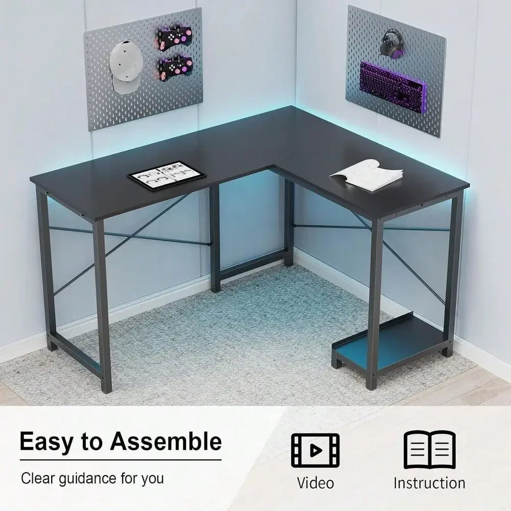 Home Office L Shape Corner Computer Desk