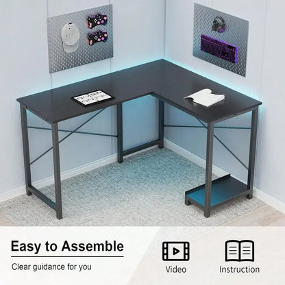 Home Office L Shape Corner Computer Desk