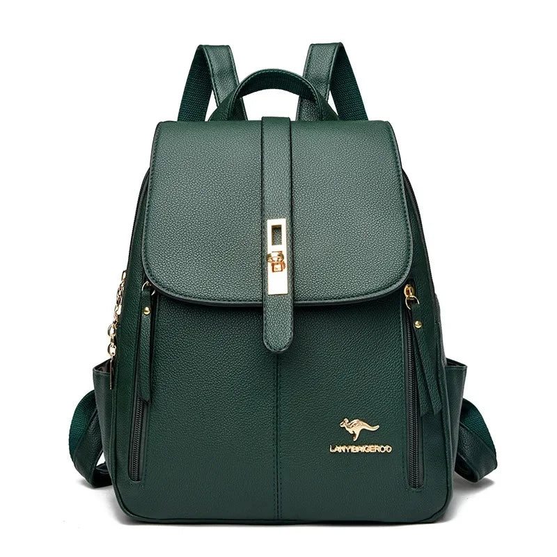 Fashionable Large Capacity Women Backpack, Simple Style Dual-Shoulder Bag.