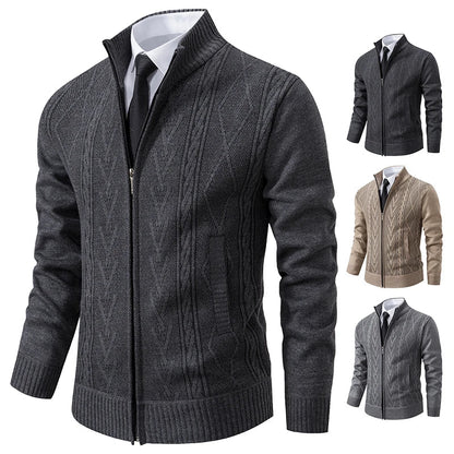 2023 autumn and winter new cashmere padded warm casual knitted sweater.