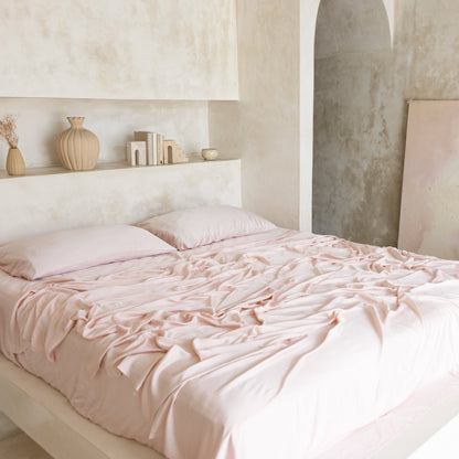 Organic Bamboo Sateen Bed Sheet Set