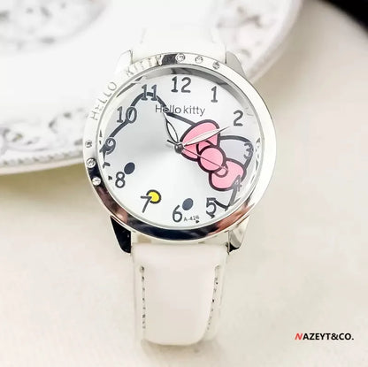 Hello Kitty Sanrio children Quartz Watch Women Children Casual Waterproof Kawaii Cartoon Watches Fashion WristWatch Gifts