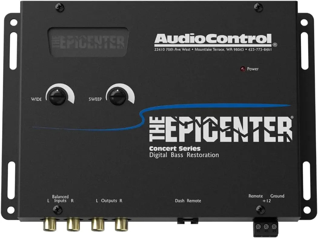 EPICENTER Digital Bass Restoration Control Processor, Car Audio Bass Booster Wired Remote Control.
