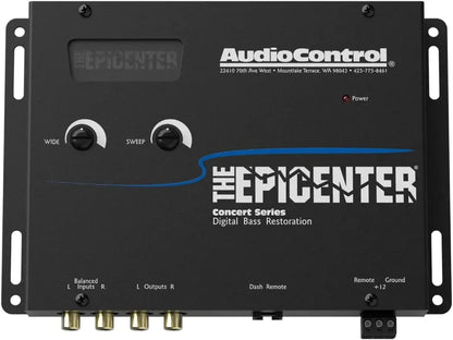 EPICENTER Digital Bass Restoration Control Processor, Car Audio Bass Booster Wired Remote Control.