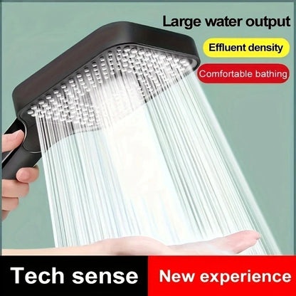 Large Area Shower Head 3 Modes Adjustable High Pressure