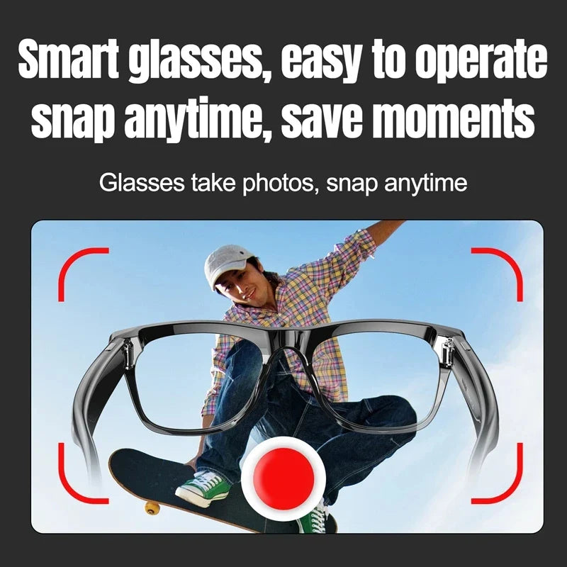Xiaomi 8KHD AI Smart Glasses, Photochromic, Multifunction, Bluetooth Calling ,Voice Assistant Music Player.