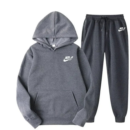 2025 Spring Autumn Men Casual Two Piece Sets, Sweatshirts Men Women Street Fashion Printed Sports Suit.