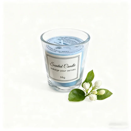 Glass Cup Aromatherapy Candle, Premium Gift Box Glass Handmade, Soy Wax Smokeless.