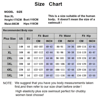 Plus size One Pieces  V-Neck Sexy Swimsuits , Tummy Control Push Up Swimwear.